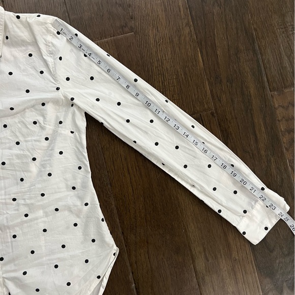 L.O.G.G 100% Cotton Polka Dot Button Up Long Sleeve - Picture 11 of 12